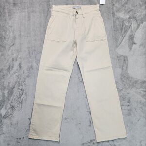 NWT MAVI Jeans Women's Shelia High Rise Pants Beige Straight Leg Size 27
